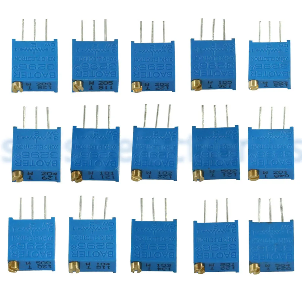 15 шт. значений 3296 триммер режущий резистор|kit|kit kitskit resistor |