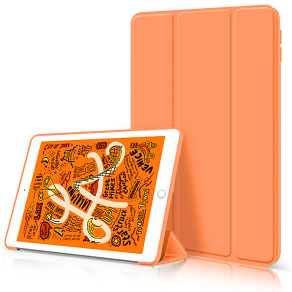 Чехол для iPad 10,2 7-го поколения Funda Тонкий Магнитный откидной складной Стенд силиконовый мягкий умный чехол для iPad 10,2 чехол