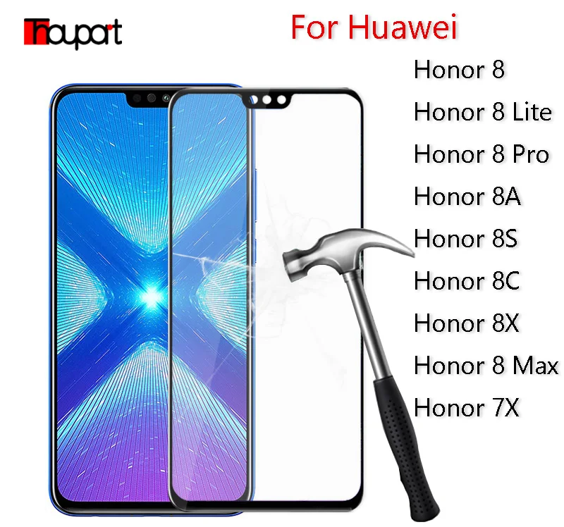 Thouport Закаленное стекло для Huawei Honor 8A 8C 8S 8X Max 8 Pro S A C Защитная пленка экрана на 7X
