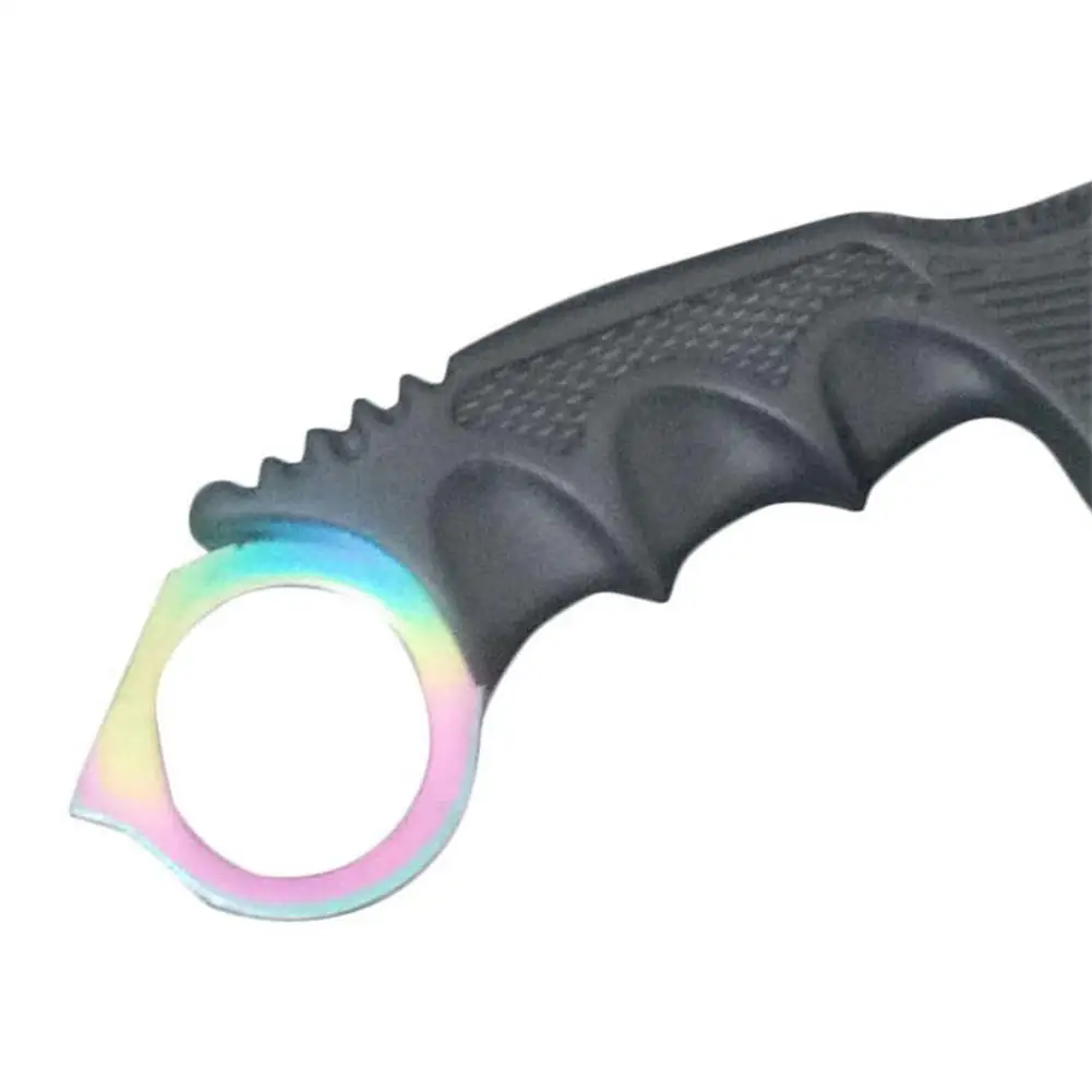 MeterMall открытый Karambit нож с фиксированным лезвием CS Counter Strike Тактический коготь нож с оболочкой и шнуром для кемпинга охоты