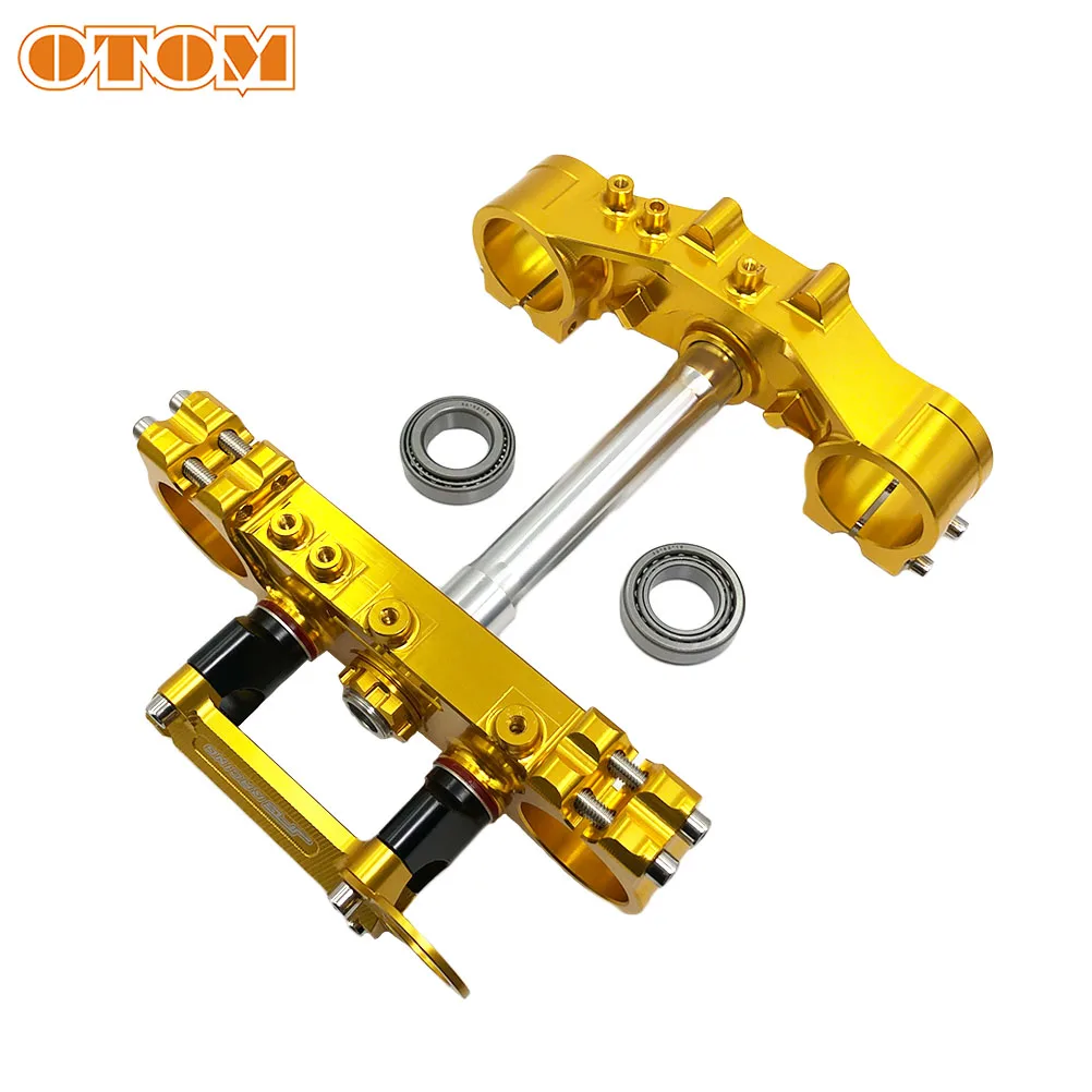 OTOM Motorcycle Triple Tree Clamps Steering Stem And Handlebar Bar Riser Mount With Bearings For SUZUKI DRZ400 DRZ400S 2000-2019 |