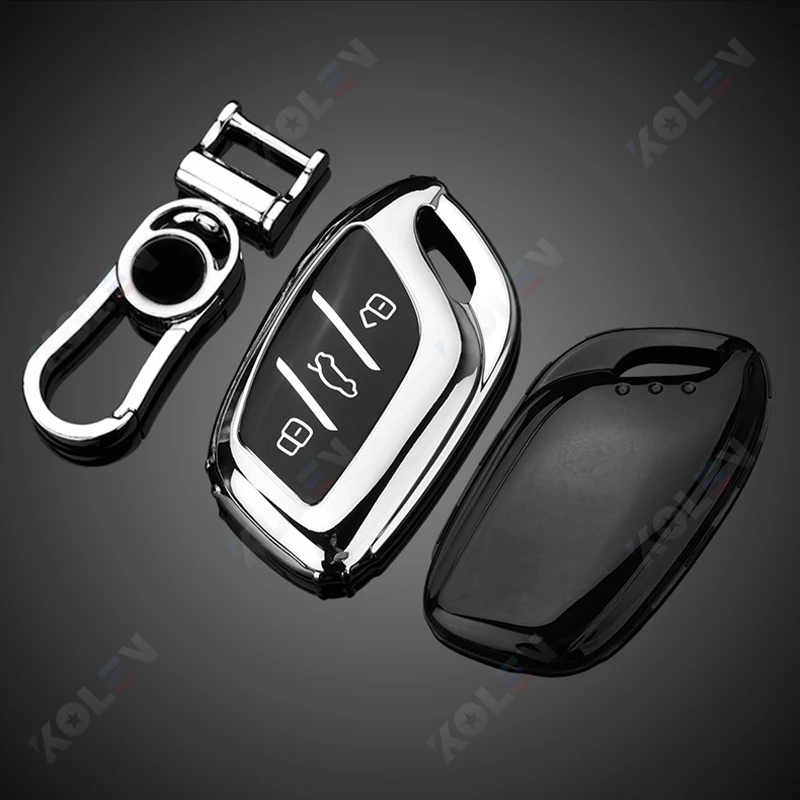 Soft TPU Car Remote Key Case Cover Holder Shell per MG ZS EV MG6 EZS HS EHS 2019 2020 Roewe RX5 i6 i5 RX3 RX8 ERX5 accessori - Hd88f511d89a345de9a232554d7051a9cL