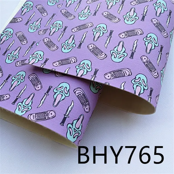 20*33 см, наряды для Хэллоуина, A4 с рисунками героев мультфильма Синтетическая кожаная ткань для DIY аксессуары BHY788 - Цвет: BHY765