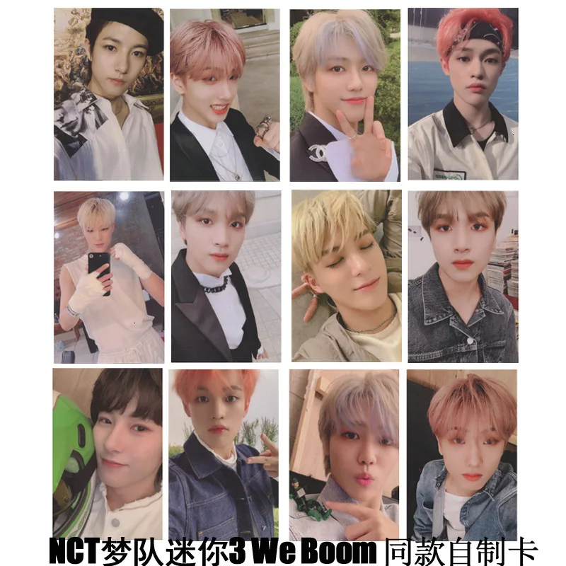 

Nct Photo Cards Photocard Dream Kpop Autograph Set Card Black And White Optional