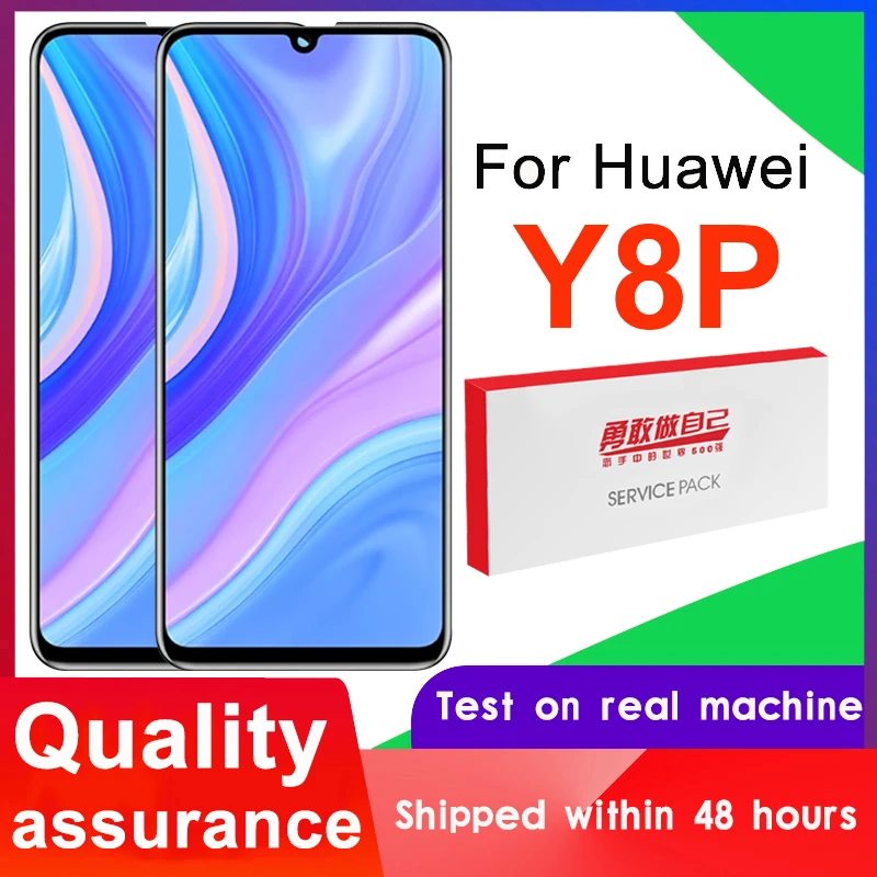 100% тестирование 6 3 &quotЖК дисплей экран Замена для Huawei Y8p 2020 AQM-L21 ЖК-дисплей с