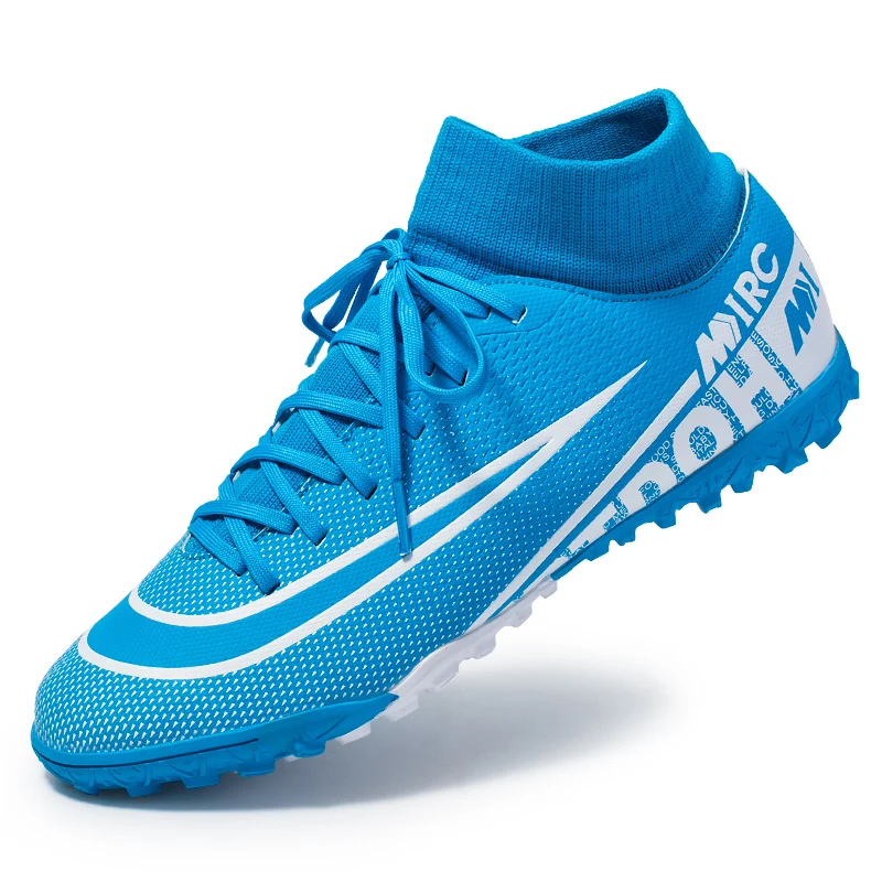 Новинка, высокие футбольные бутсы для мужчин FG Flyknit Turf Futsal Superfly обувь для футбола, Бутсы TF детские спортивные кроссовки AG для женщин размер 46
