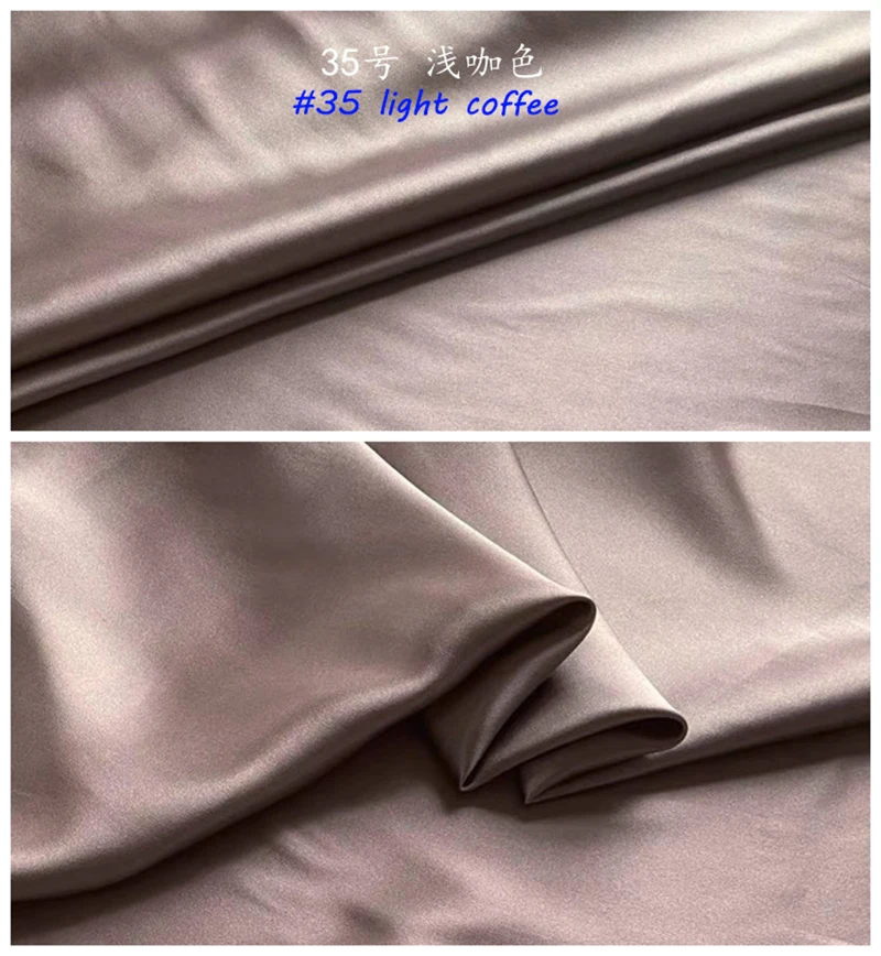 Luxurious Soft Silk Charmeuse Evening Dress Fabric - 100% Pure Mulberry Satin