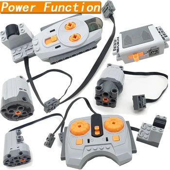 

Technical Power Functions Servo Motor Polarity Switch Light Set IR Speed Remote Control Receiver Battery Box technic