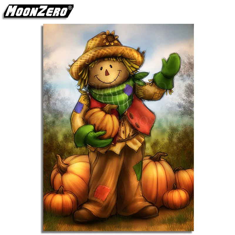 5D DIY Diamond Painting Halloween Gift Picture Full Square/Round Embroidery Mosaic Cross Stitch Kit Home Decor 211116 | Дом и сад