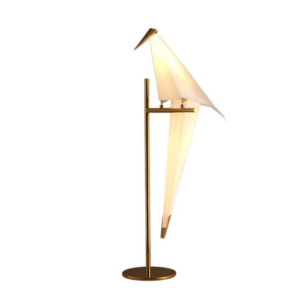 Acrylic Iron Crane Bird Table Lamp - Lamps & Lighting