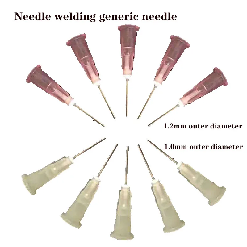 

Amao Newest Dispensing Syringe Needle 1.0 MM 1.2 MM For Solder Paste Flux Welding Mobile Repair Tools 10 Pieces/Batch