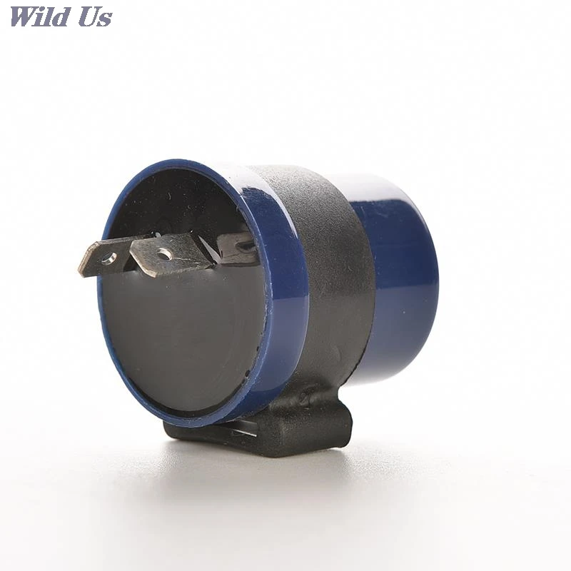 DC 6V 12V вход 2 штырька моторный зуммер мигалка Индикатор реле мотоциклетная синяя