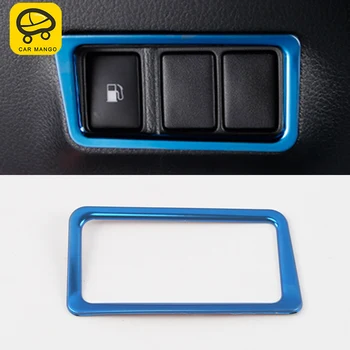 

CARMANGO for Toyota C-HR 2018 2019 Auto Car Driver Seat Gas Tank Switch Panel Cover Trim Frame Sticker Interior Accessories