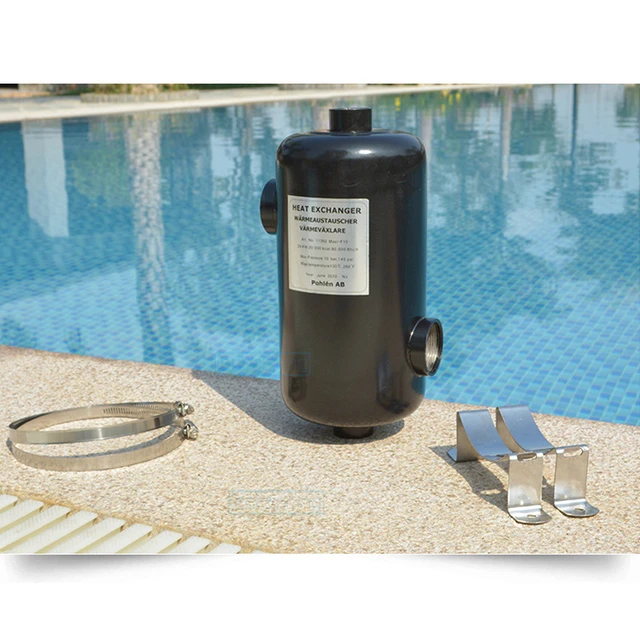 Swimming Pool Heat Exchanger Water Chiller Heat Pump Water Heater Parts  Stainless Steel Liquid Heater Pool Thermostat Equipments - Hvac Systems u0026  Parts - AliExpress