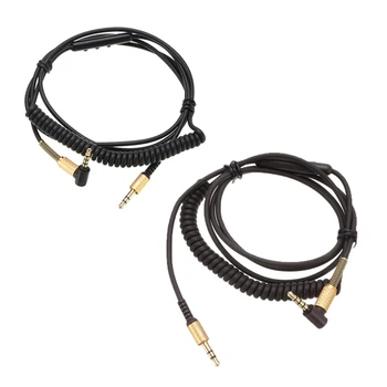 

3.5mm Headset Replacement Audio Cable with Mic Volume Control For Marshall Major II 2 Monitor Bluetooth Headphone Cable Cords