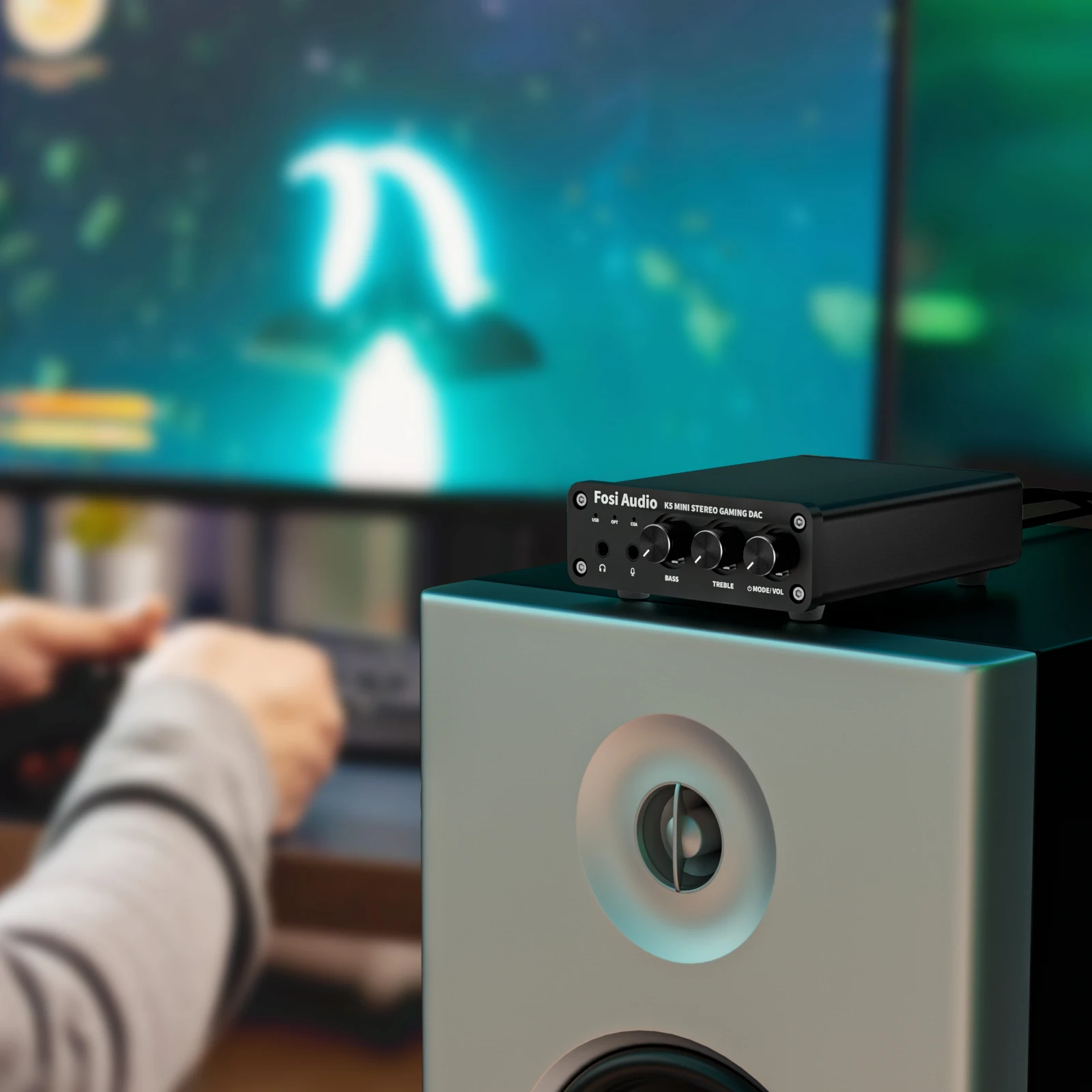 marantz 小型スピーカー とアンプセット　fosi audio marantz 小型スピーカー とアンプセット fosi audio（テレビの