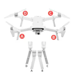 Для XIAOMI FIMI X8 SE Drone запасные части 4 шт. RC Quadcopter запасные части быстросъемные складные винты + шасси