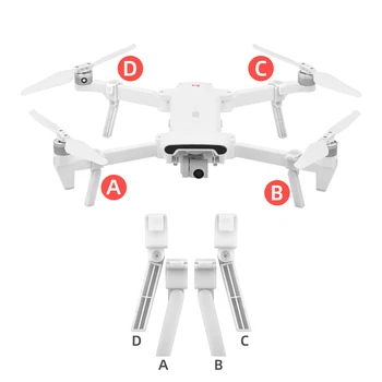 

For XIAOMI FIMI X8 SE Drone spare parts 4PCS RC Quadcopter Spare Parts Quick-release Foldable Propellers + Landing gear