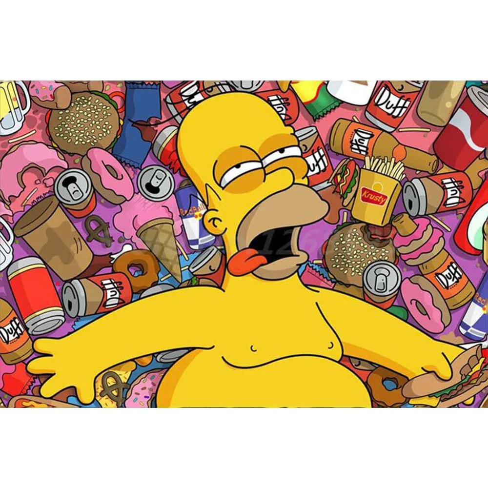 YIBRIGHT 5d полная дрель Алмазная картина Барт Simpsoning мультфильм Сделай Сам вышивка