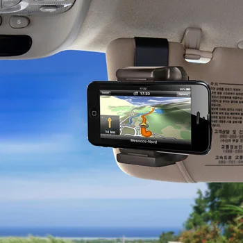 

Hot Stable Durable Rotatable ABS Navigation Car Sun Visor Non Slip Clip On Portable Universal Phone Holder