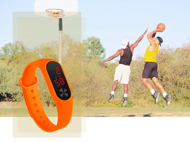 Спортивные Смарт водонепроницаемые часы новые модные легкие светодиодный часы здоровое движение женские электрические часы Relojes