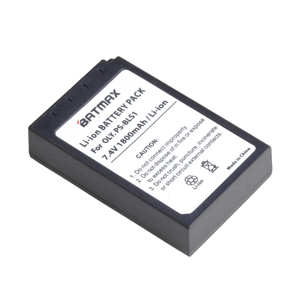 1800 мА · ч PS BLS1 Аккумулятор для Olympus BLS 1 E 400 410 420 450 _|for olympus|olympus batterybattery olympus |
