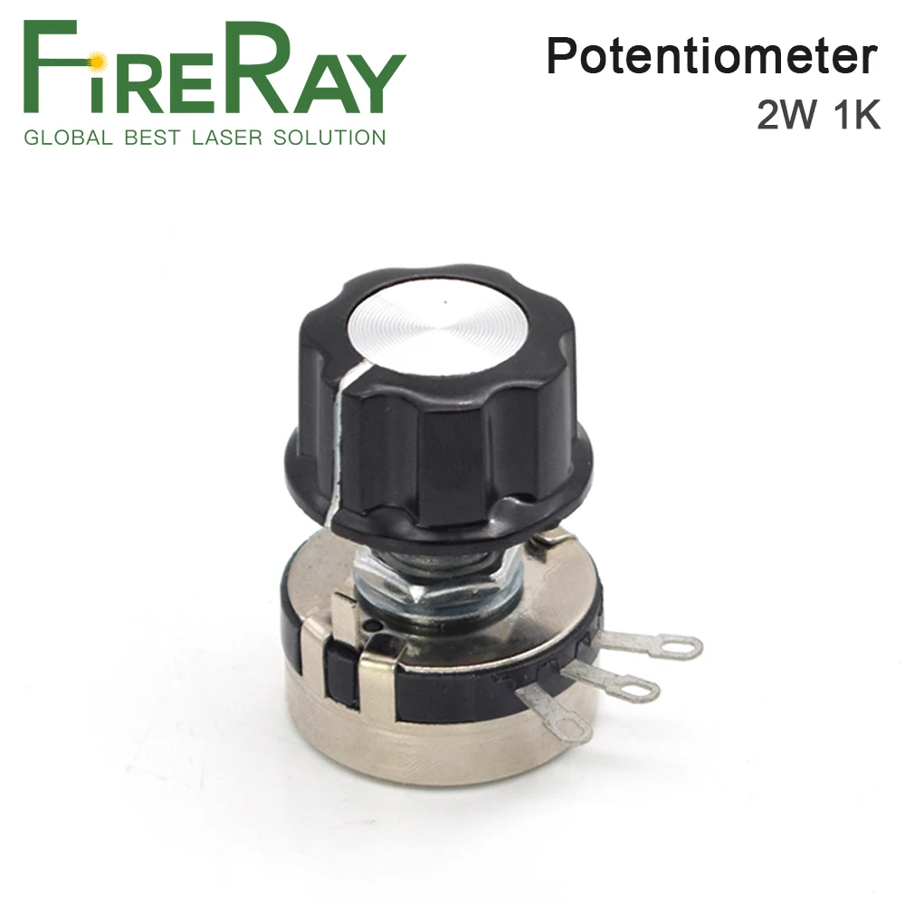 FireRay WTH118 DIY Kit Parts Linear Potentiometer 2W 1K Ohm for Co2 Laser Power Supply