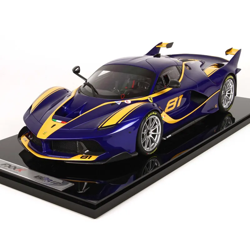 

1:12 Simulation Car Model Dark Blue Plastic Material Car Model Collection