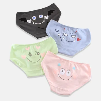

Cartoon Print Underwear Women Female Breathable Cotton Panties Ladies Cute Briefs Sexy Low Rise Bragas Mujer