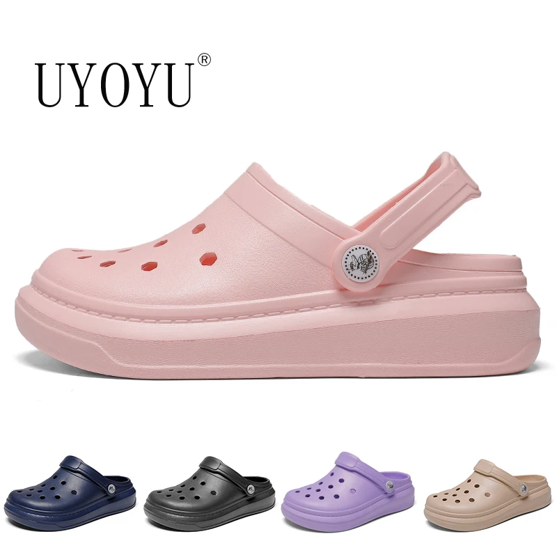 pink crocs without holes