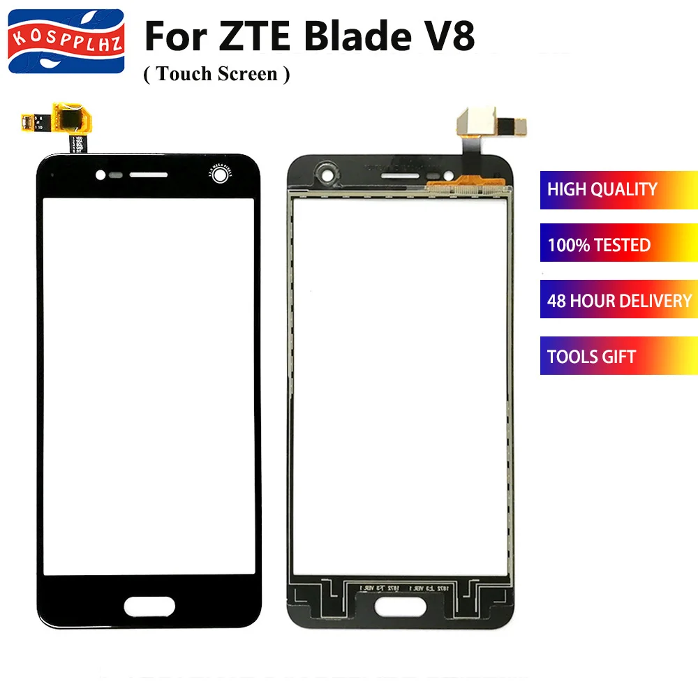 5.2&quot Mobile Phone Touchscreen For ZTE Blade V8 Touch Screen Glass Panel Digitizer Sensor lens | Мобильные телефоны и