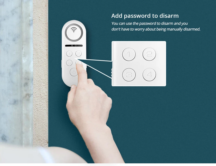 Tuya Wifi Sensor de Porta Build-in Buzzle sem Fio Magnético Janela Detector Ímã Interruptor de Alarme Aberto Vida Inteligente App Alexa Google 7 Sensor e detector