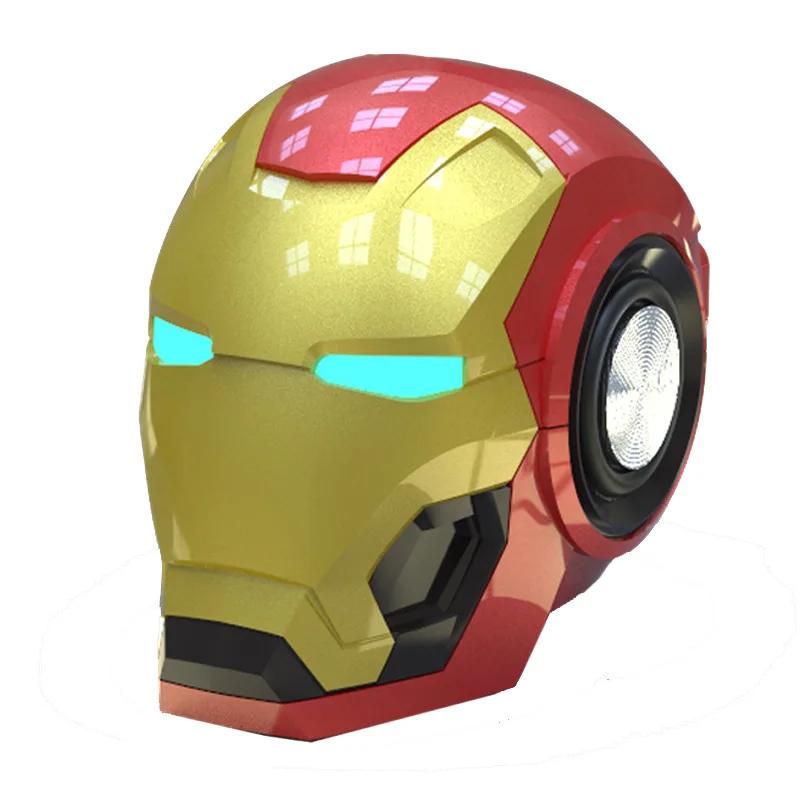 Wireless Bluetooth Speakers Iron Marvel Man Portable mini Hifi 360 Stereo Phone Subwoofer Woofer Sound Bar Iron Man Loudspeak