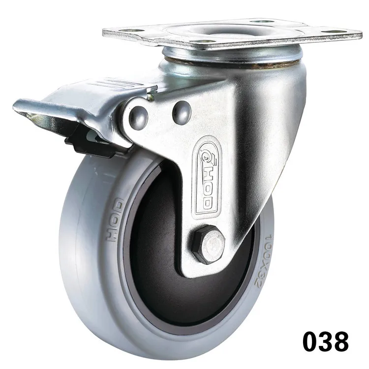 

Truckle 1.6-Inch 2-Inch Universal Wheel 2.5-Inch to 5-Inch Screw Brake Pp Wheel Industrial Equipment Wheels