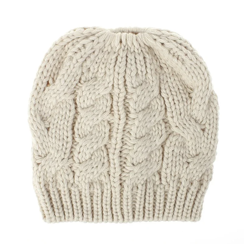 Новая детская вязаная шапка, осенне-зимняя теплая шапка, двухцветные Детские Прошитые шляпы - Цвет: BG