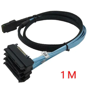 

High Quality DIY Mini SAS 36P SFF-8087 To 4 SFF-8482 15 Pin Power Connectors With SATA Power Cable 3FT 1M