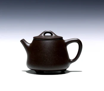 

】 yixing violet arenaceous kettle rong-hua wu all over the sky star kaolinite is all hand gourd ladle 200 cc nine holes
