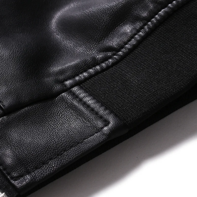 AliExpress осень и зима стиль Горячая Распродажа Мужская одежда моющаяся кожаная куртка из искусственной кожи Jk48