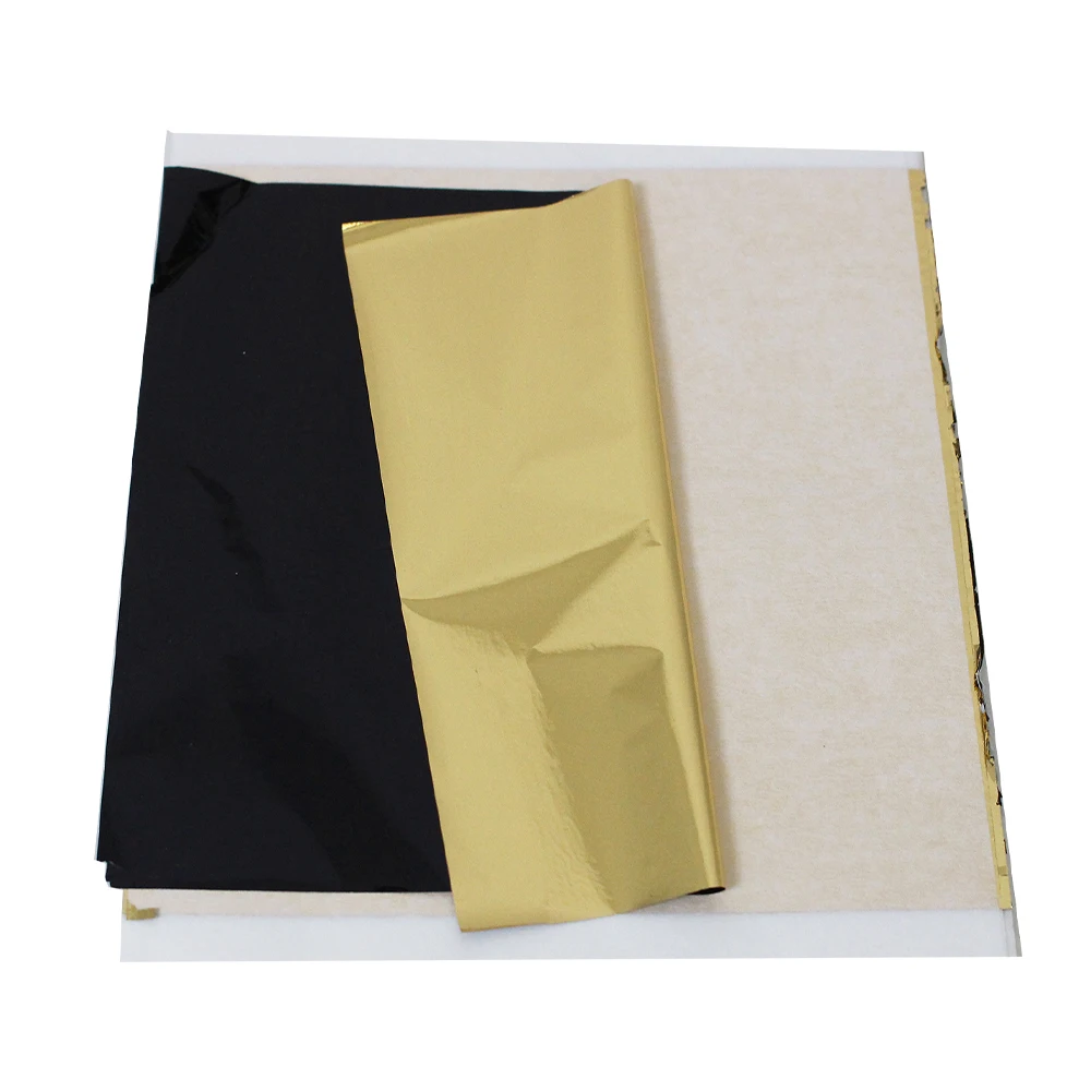 Gold and Silver Leaf Sheets – Premium Foil Paper for Arts, Crafts, and Decor