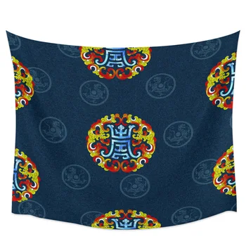 

Longevity Graphic Dragon Pattern Tapestry Wall Hanging Bedroom Wall Tapestry Picnic Mat Yoga Mat Living Room Wall Decoration