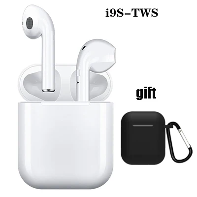 I9S tws and case G Беспроводные наушники i9s TWS Bluetooth гарнитуры Наушники Спортивные Беспроводные наушники для оригинального телефона iphone Android - Color: I9S tws and case G