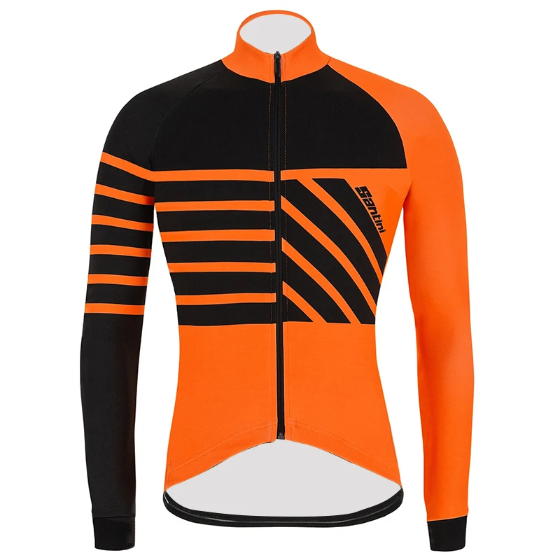 Jersey 02 Велоспорт Джерси RUNCHITA зима pro team термо флис с длинным рукавом Велоспорт набор мужской bicicleta ropa hombre invierno набор - Цвет: Jersey 02
