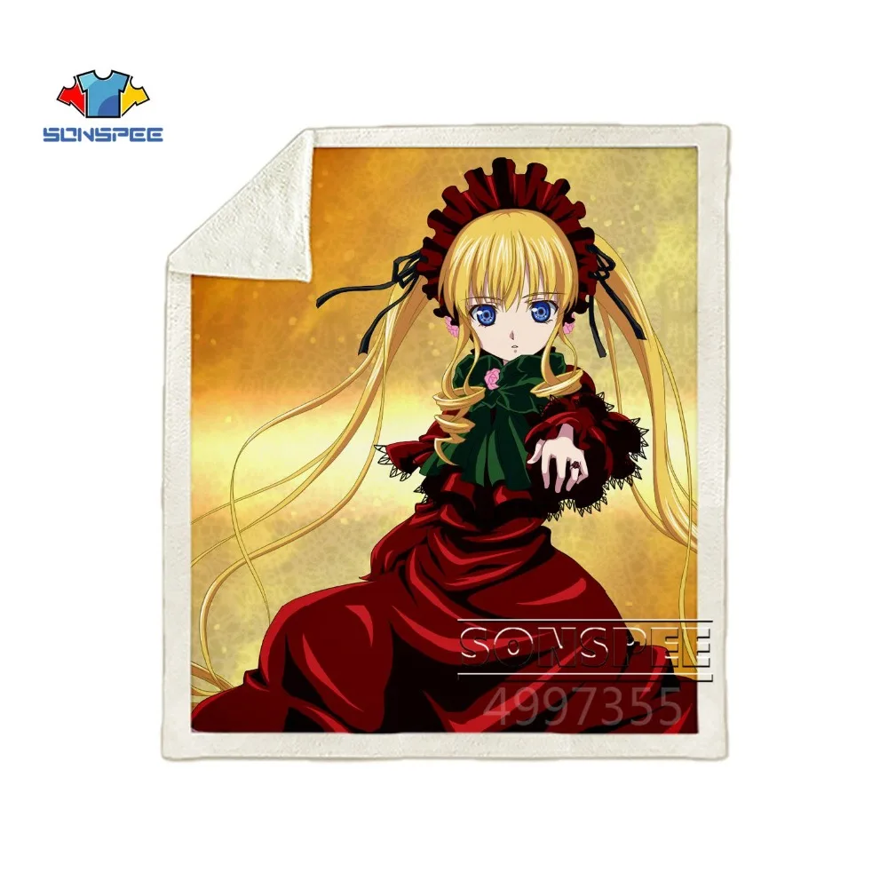 SONSPEE Rozen Maiden аниме Харадзюку для детей и взрослых 3d принт одеяло Теплый диван Стёганое одеяло покрывало для путешествий постельные принадлежности магазин при фабрике K129