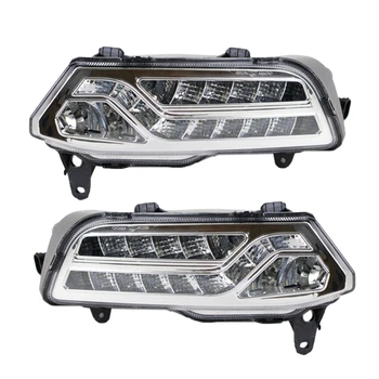 

for Polo 14-16 White&Yellow LED Daytime Running Light DRL Lamps Cover