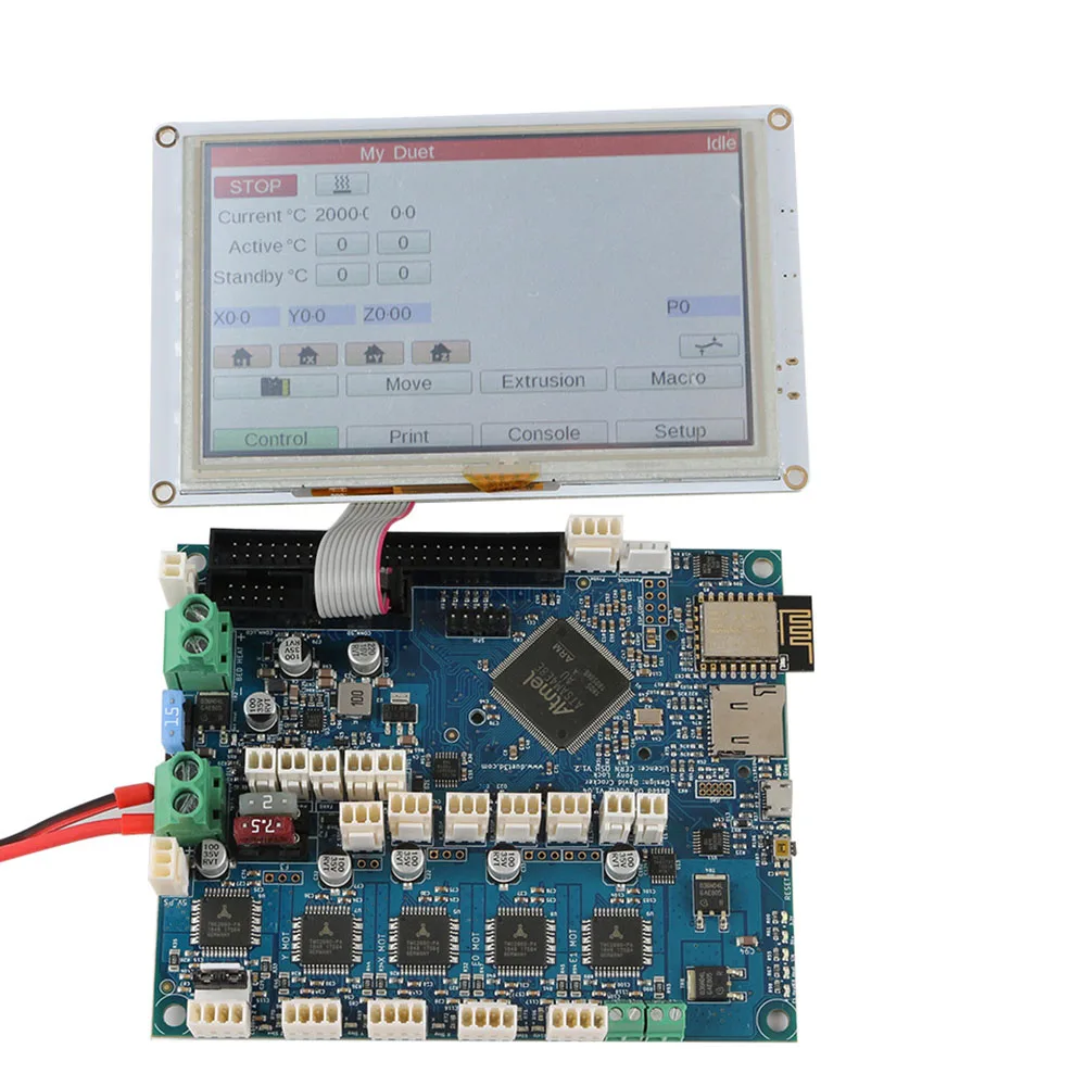 

5" Panel Due 5i Integrated Paneldue Color LCD Display Screen Clone 800*480 Resolution of 800*480 pixels on a 5 inch LCD