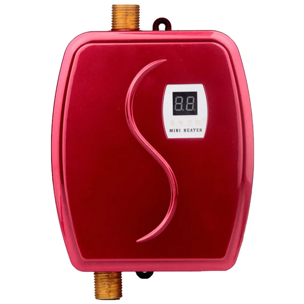 

Tankless Instant Electric Hot Water Heater Shower for Home Bathroom Thermostat Flow Heater Heating Hot Shower Water