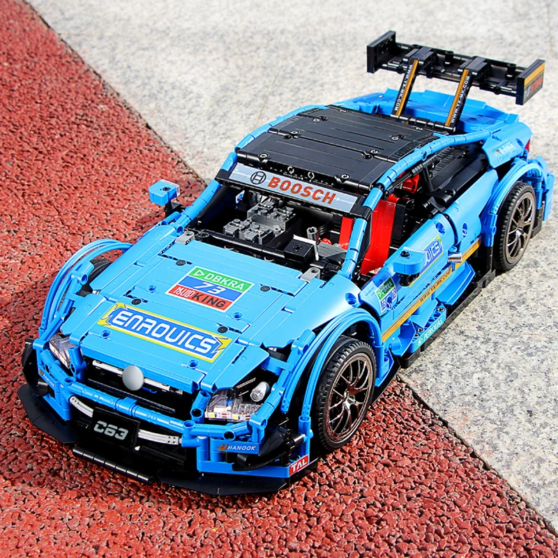 

DHL C63 technology series 13073 1970Pcs Compatible MOC-6687 APP programming remote control RC Car Set Building Blocks Toy