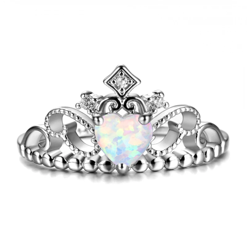 Bague Ringen серебро 925 ювелирные изделия Новые горячие продажи кольца для женщин Opel Crown Свадьба День рождения Празднование памятный подарок