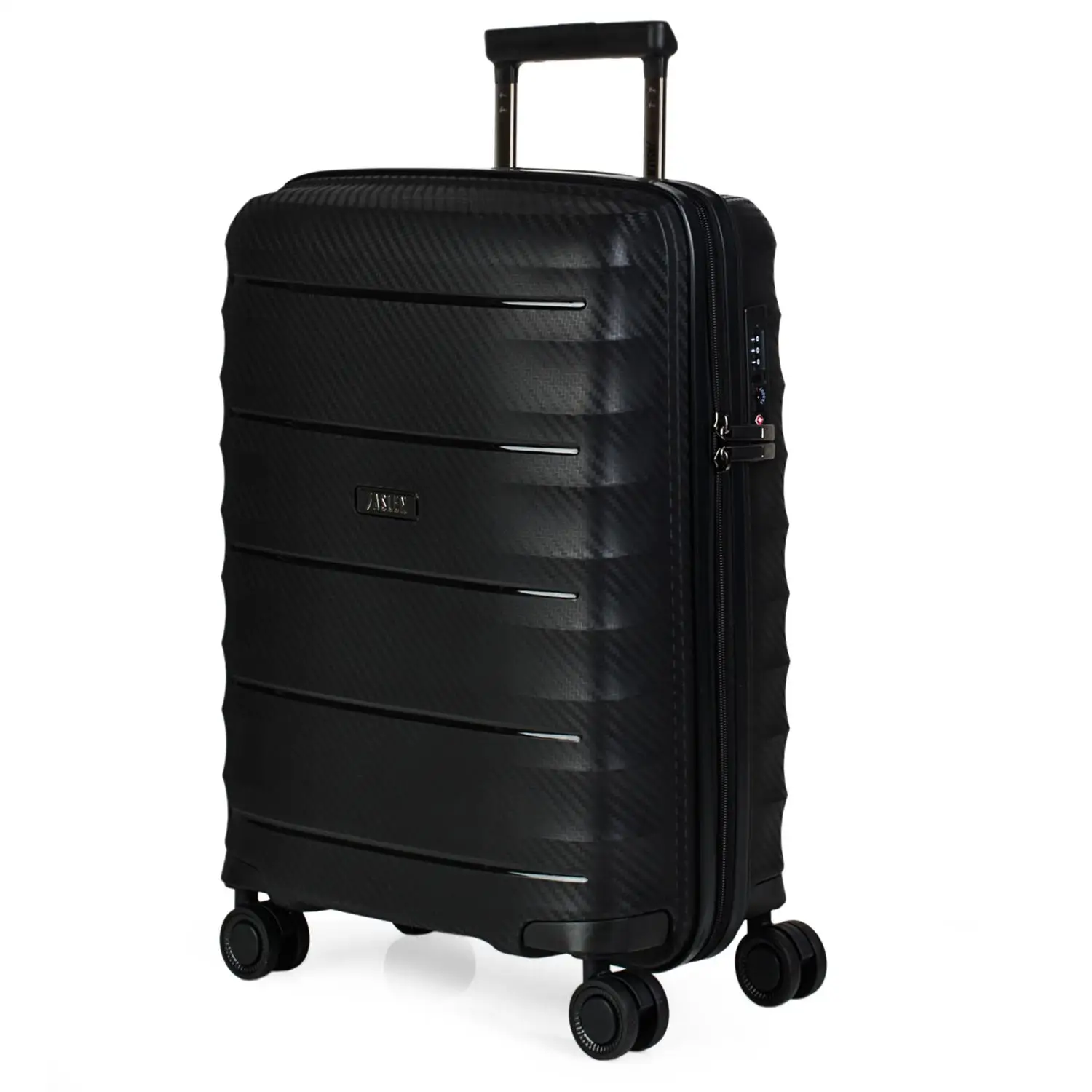 Jaslen Model Dublin Suitcase Cabin Travel Rigid 4 Wheels Trolley 54 Cm