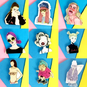 

Brooch For Women Fashion Girl Collection Men Boy Brooch Pin Accessories Badge Exaggerated Cute Lovely Cartoon